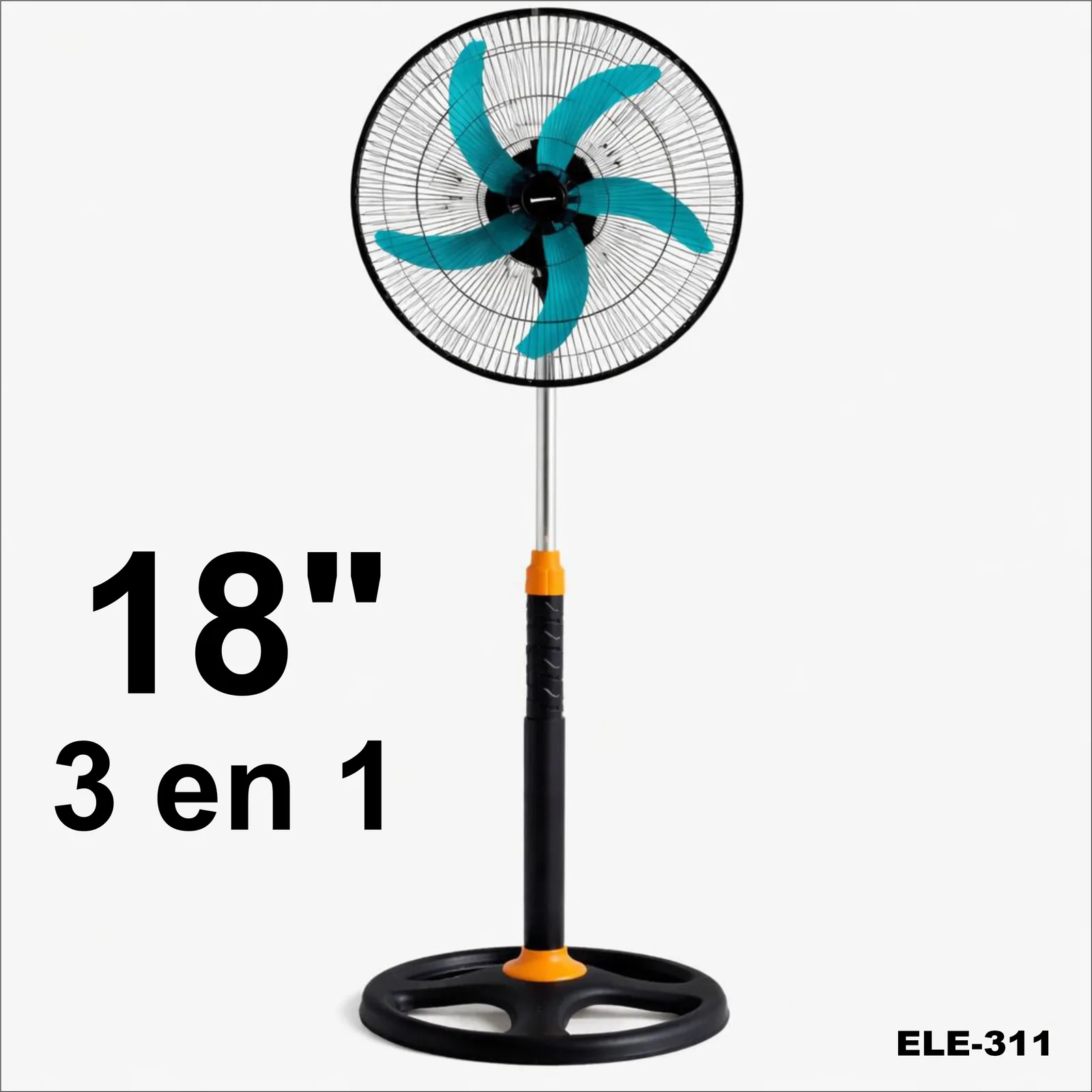 Ventilador Tokyo Style 18" 95W 3 en 1